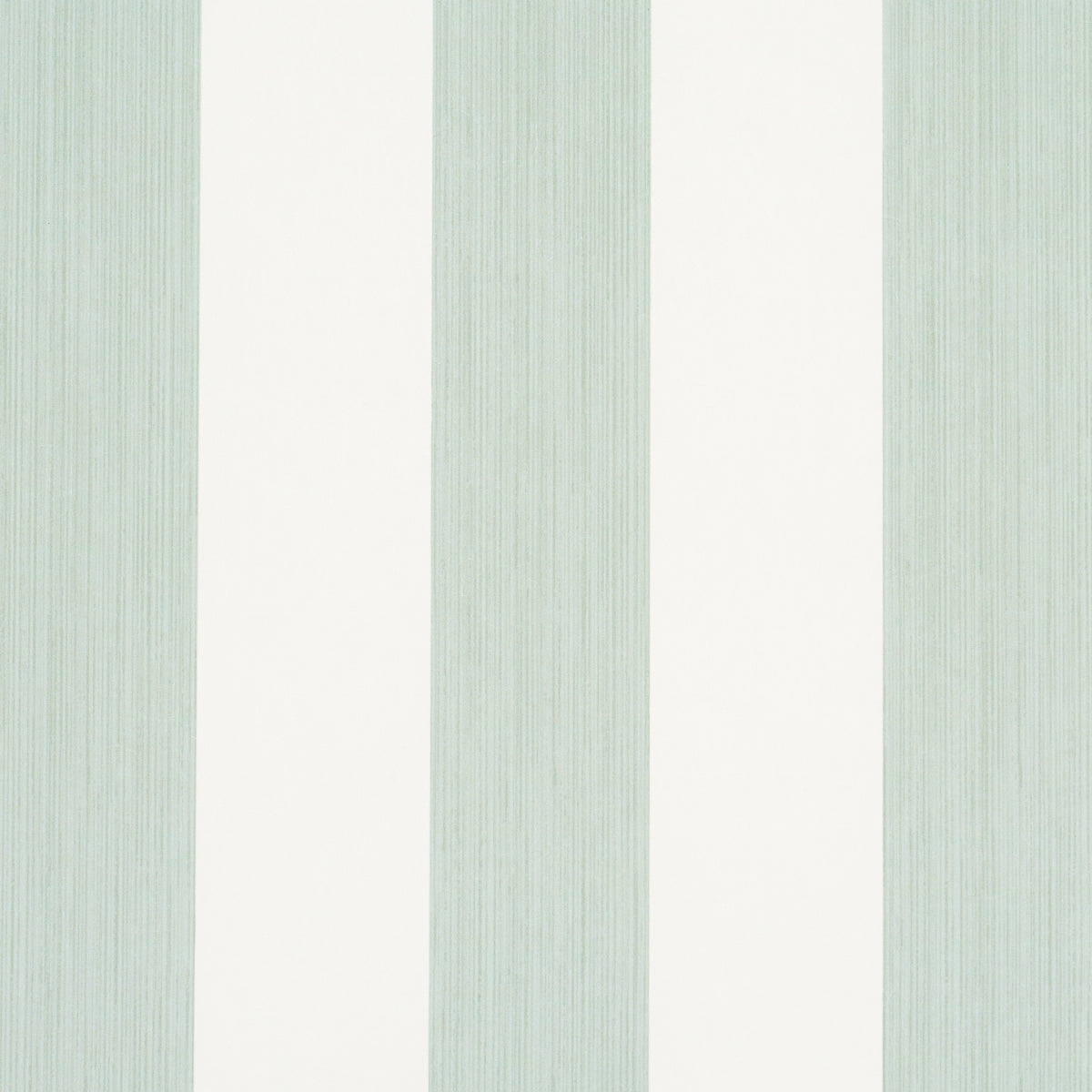 Schumacher Edwin Stripe Wide Eucalyptus Wallpaper Sample 5013622