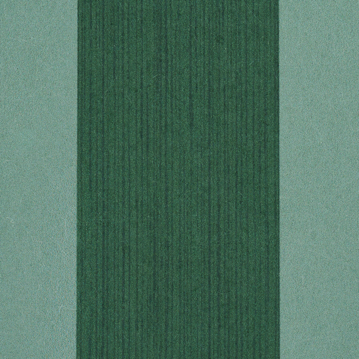 Schumacher Edwin Stripe Wide Dark Green Wallpaper 5013624