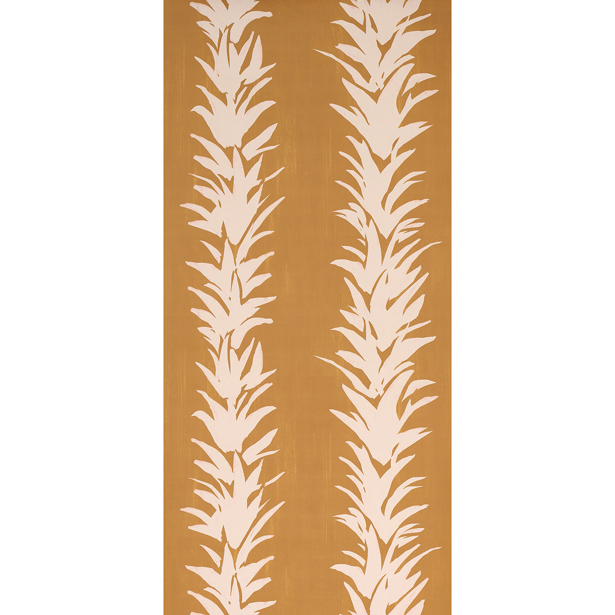 Schumacher White Lotus Deep Yellow Wallpaper Sample 5013662