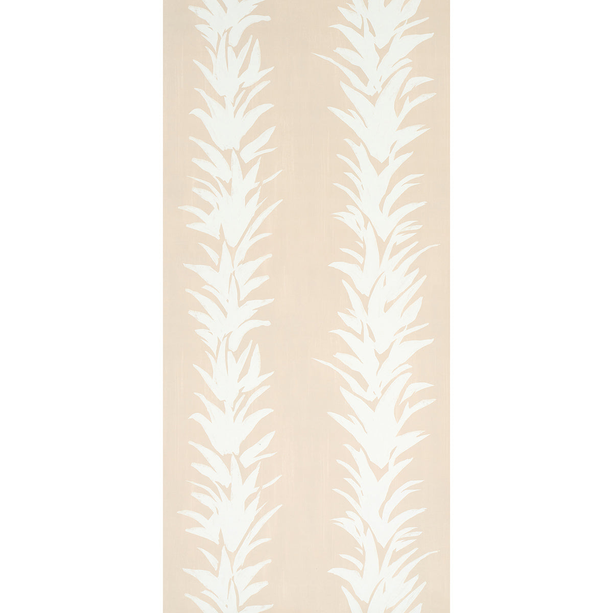 Schumacher White Lotus Sand Wallpaper Sample 5013663