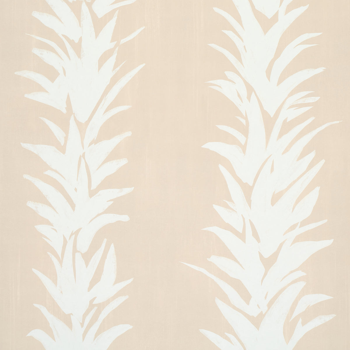 Schumacher White Lotus Sand Wallpaper Sample 5013663