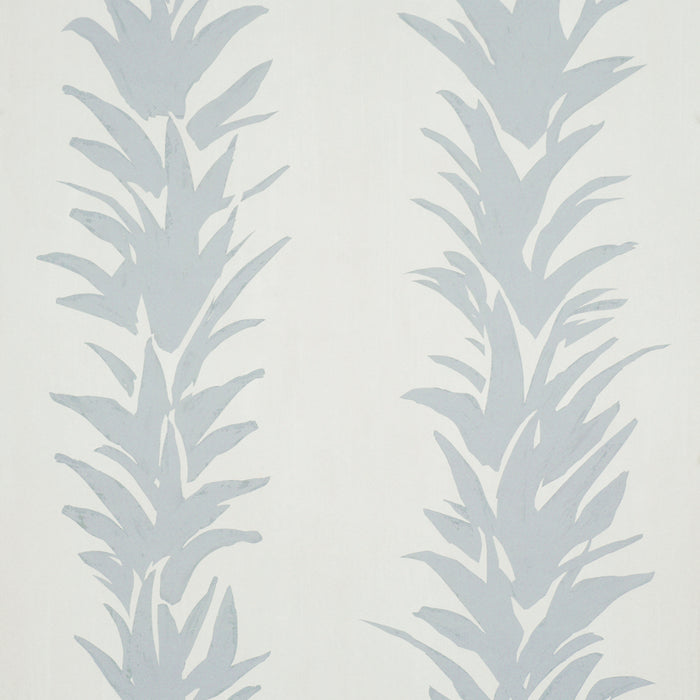 Schumacher X Backdrop White Lotus Cool Gray Wallpaper Sample 5013667