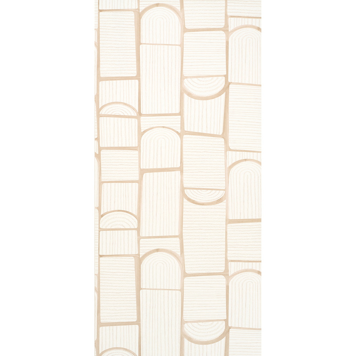 Schumacher Bloomsbury Warm White Wallpaper Sample 5013681