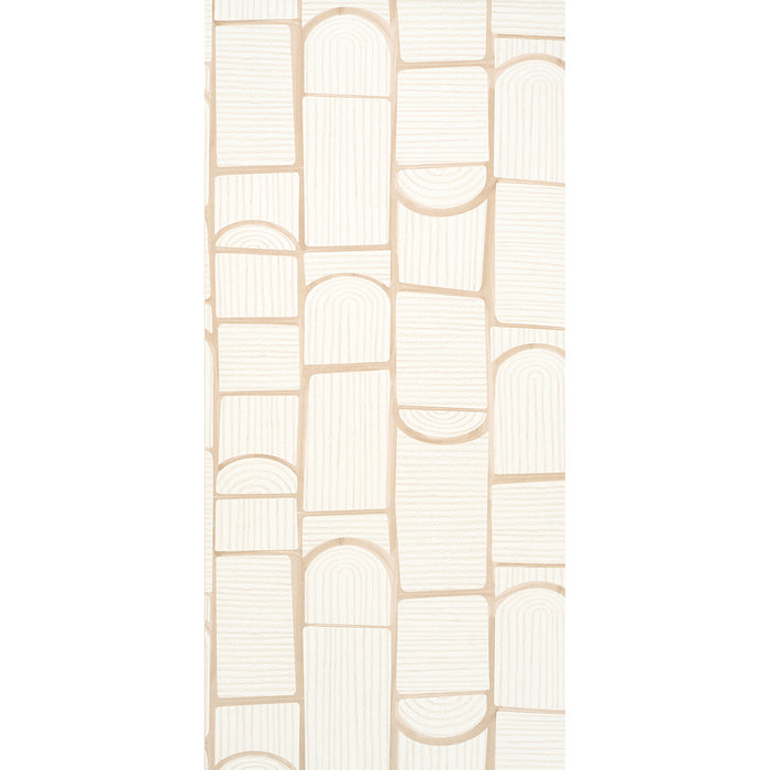 Schumacher Bloomsbury Warm White Wallpaper Sample 5013681