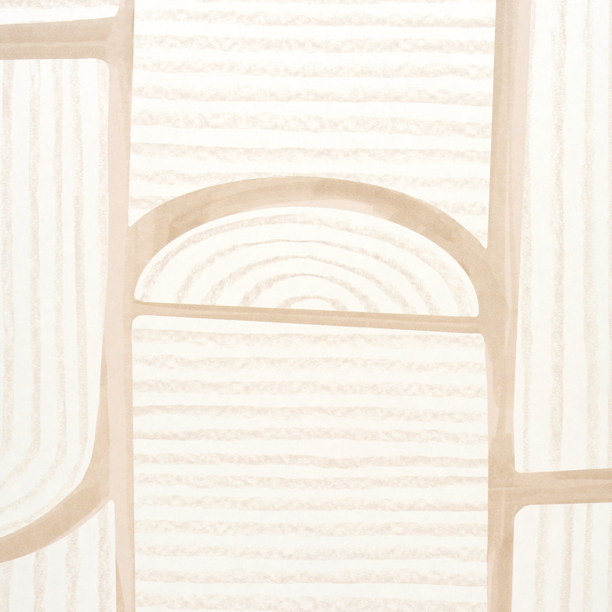 Schumacher Bloomsbury Warm White Wallpaper Sample 5013681