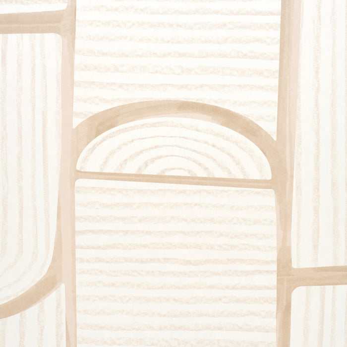 Schumacher Bloomsbury Warm White Wallpaper Sample 5013681