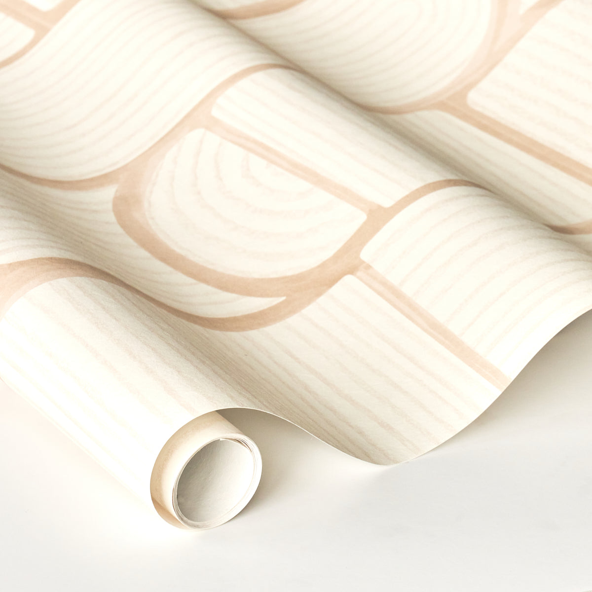 Schumacher Bloomsbury Warm White Wallpaper Sample 5013681