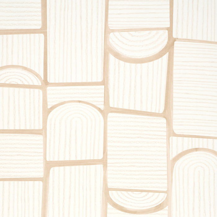Schumacher Bloomsbury Warm White Wallpaper Sample 5013681