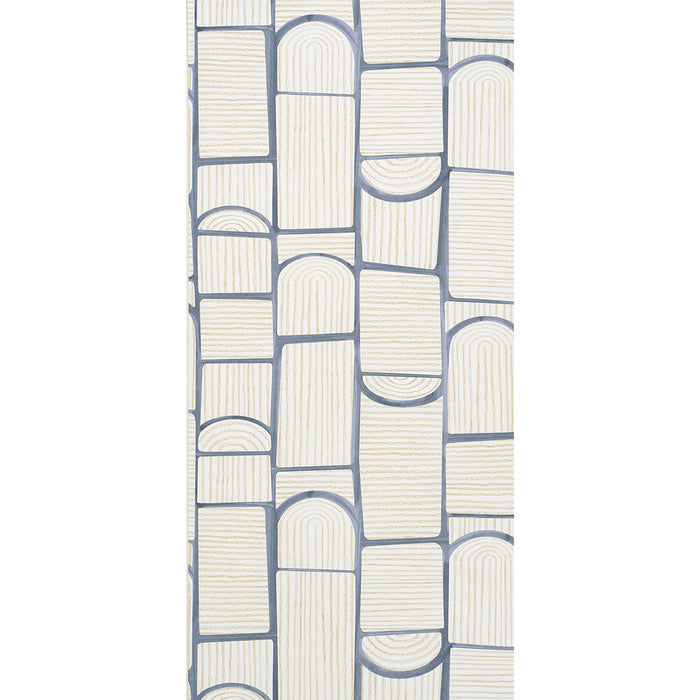 Schumacher Bloomsbury Slate Wallpaper Sample 5013682