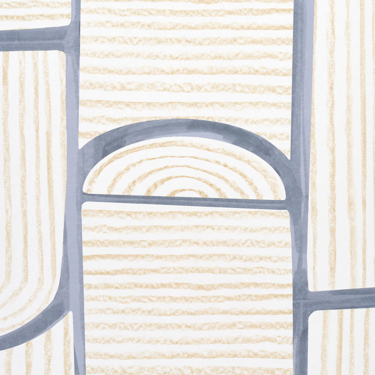 Schumacher Bloomsbury Slate Wallpaper Sample 5013682