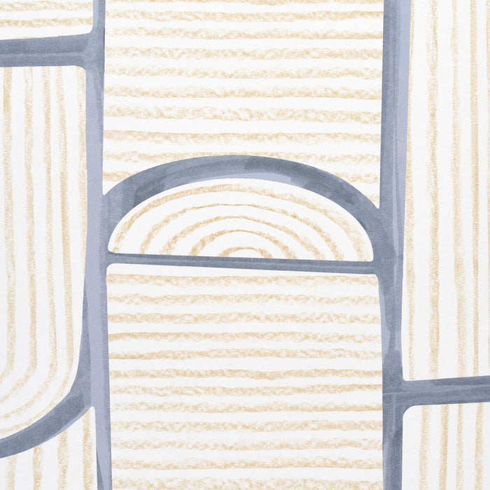 Schumacher Bloomsbury Slate Wallpaper Sample 5013682
