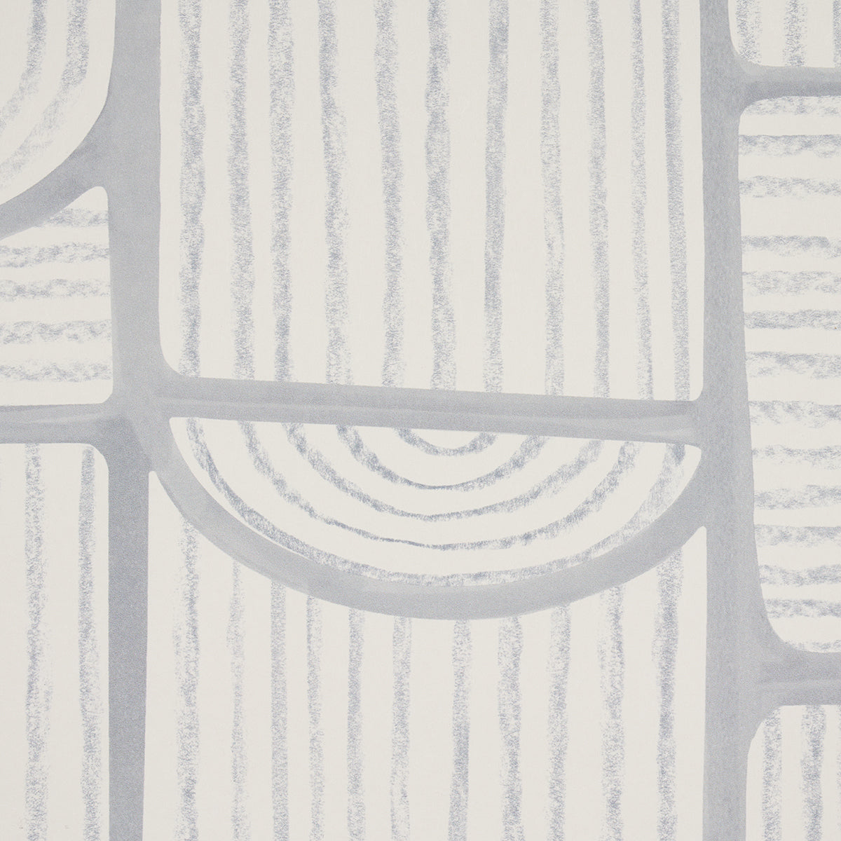 Schumacher Bloomsbury Cool Gray Wallpaper Sample 5013684