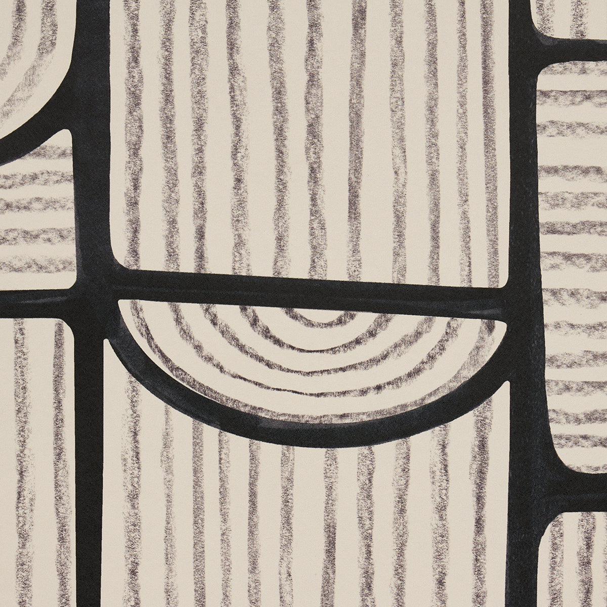 Schumacher Bloomsbury Carbon Wallpaper Sample 5013685