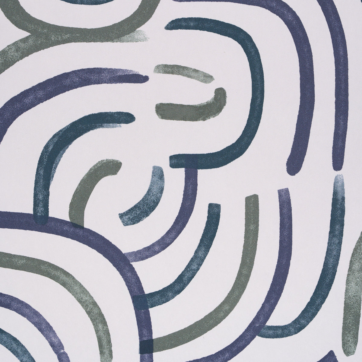 Schumacher New Beat Blue & Green Wallpaper Sample 5013690