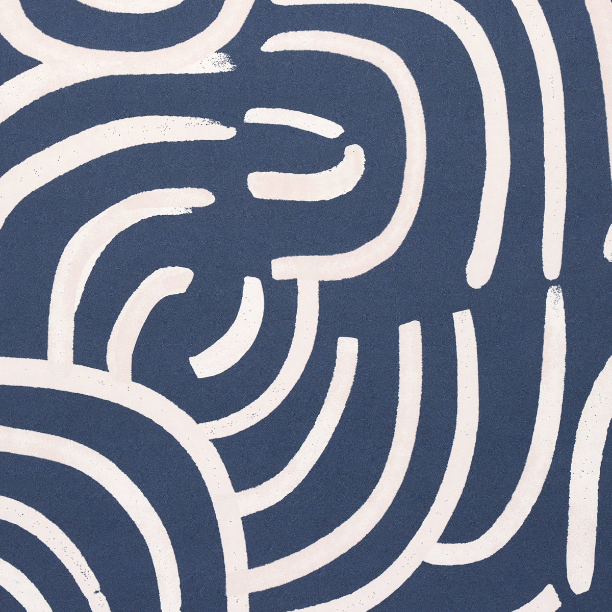 Schumacher New Beat Dark Blue Wallpaper Sample 5013691