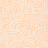 Schumacher New Beat Light Peach Wallpaper 5013692