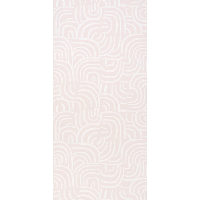 Schumacher New Beat Light Beige Wallpaper Sample 5013693