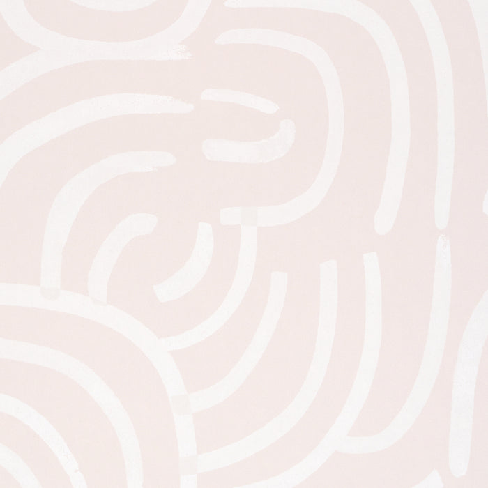 Schumacher New Beat Light Beige Wallpaper Sample 5013693