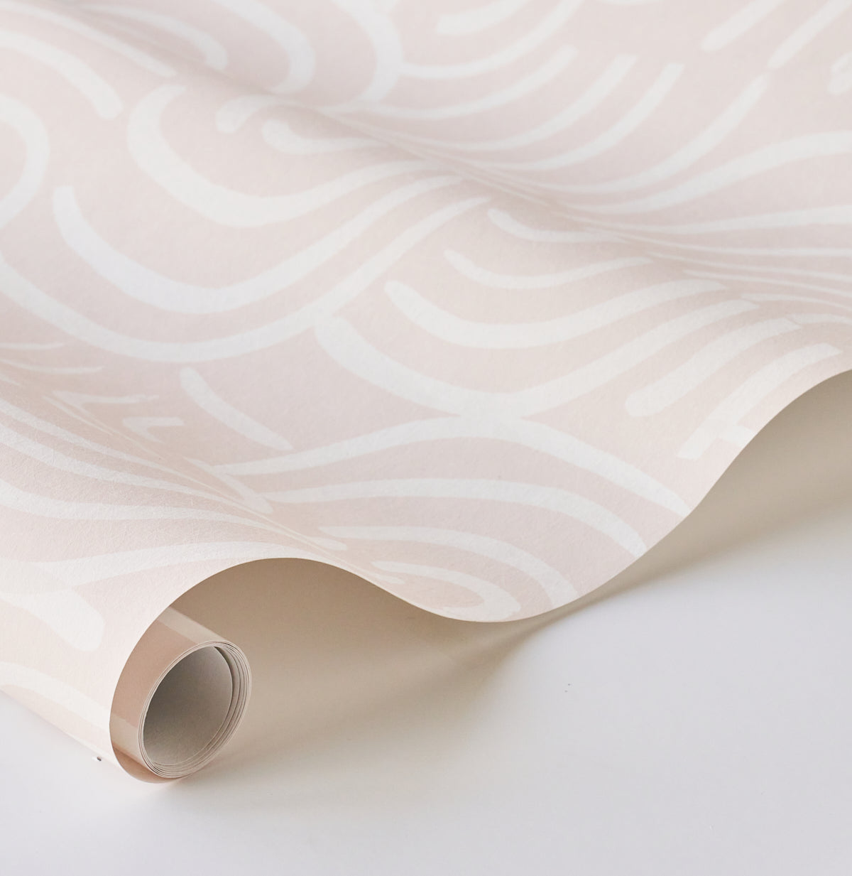 Schumacher New Beat Light Beige Wallpaper Sample 5013693