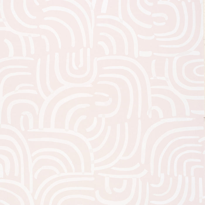 Schumacher New Beat Light Beige Wallpaper Sample 5013693