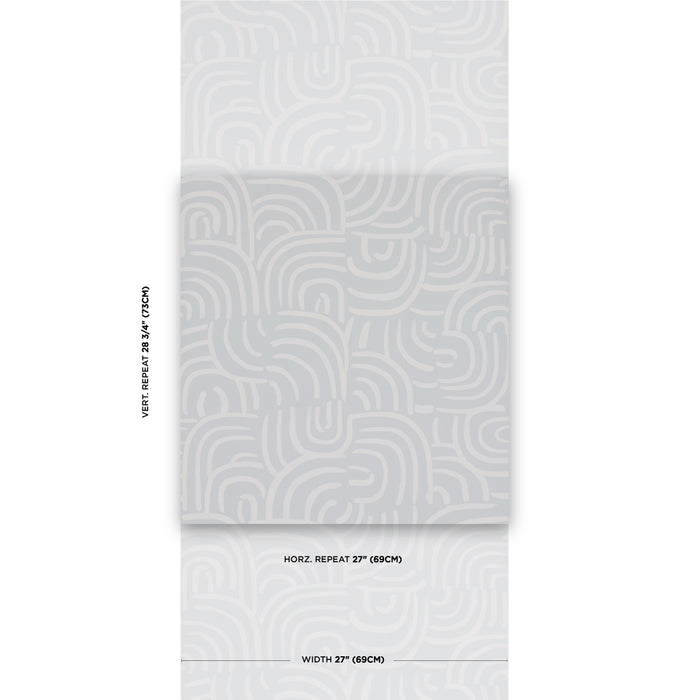 Schumacher New Beat Air Wallpaper Sample 5013694