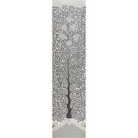 Schumacher Kayon Sisal Panel Black Wallpaper 5013723