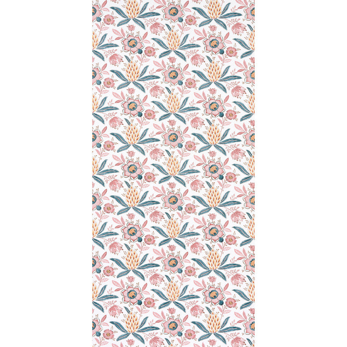 Schumacher Lafayette Botanical Rosso Antico Wallpaper Sample 5013752