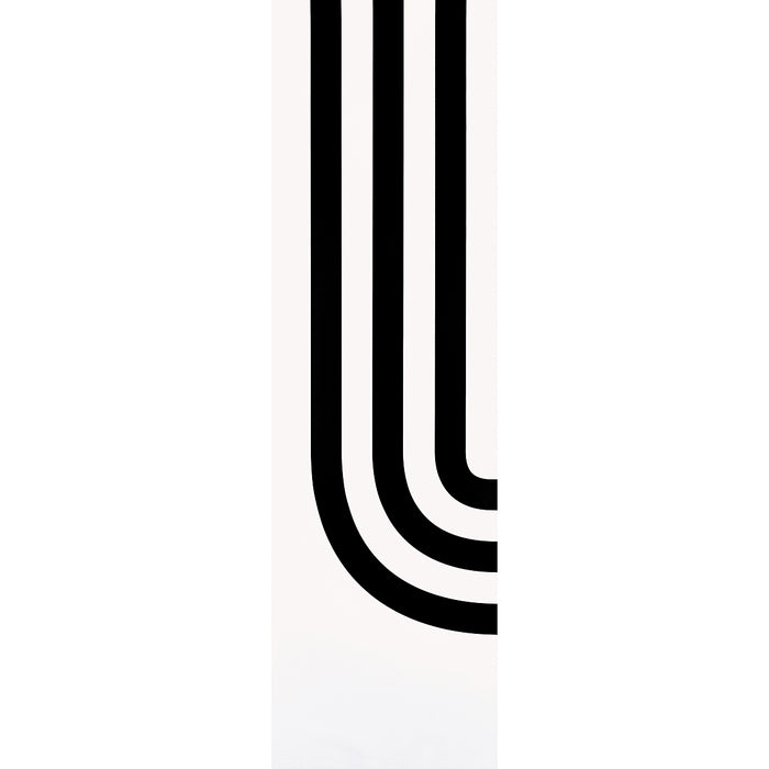 Schumacher Virginia Panel A Black Wallpaper Sample 5013780