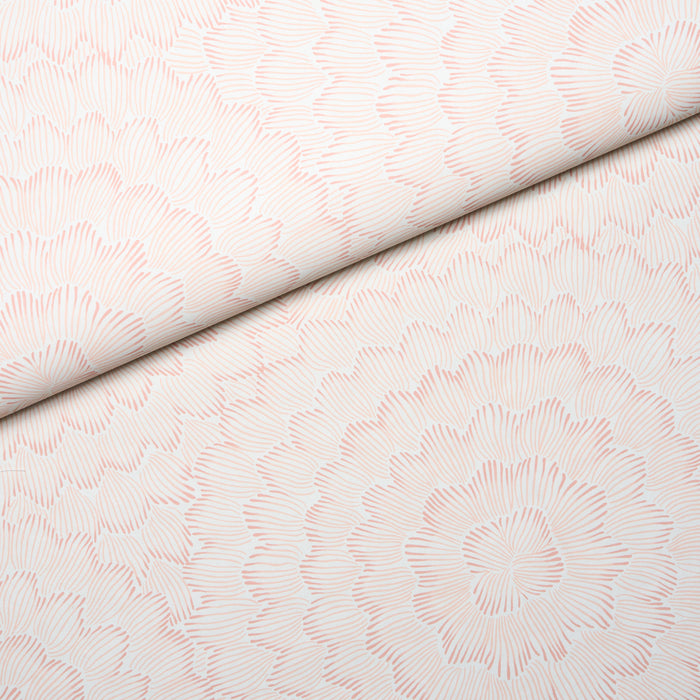 Schumacher Feather Bloom Salmon Wallpaper 5013823