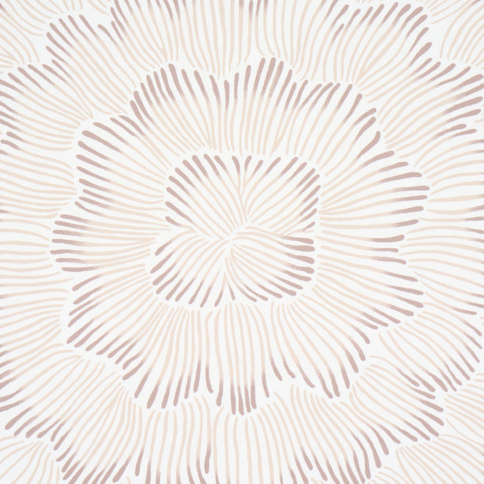 Schumacher Feather Bloom Chai Wallpaper Sample 5013824