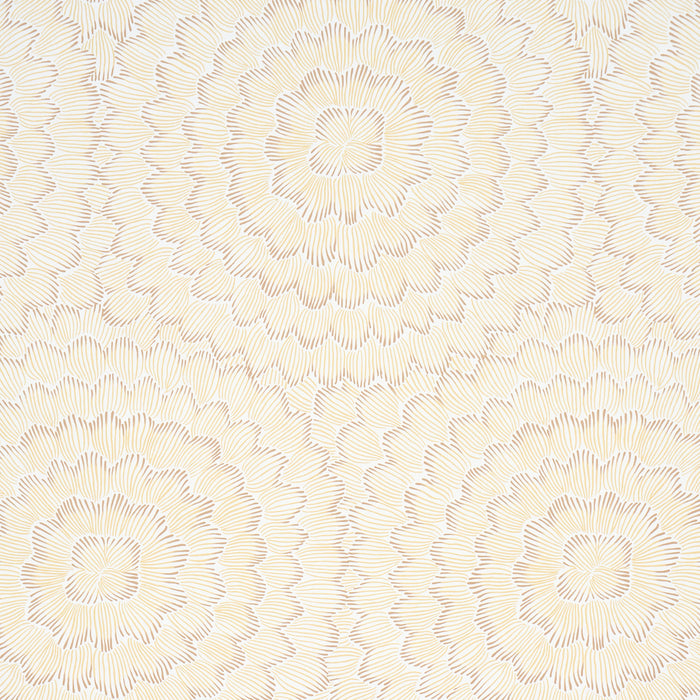 Schumacher Feather Bloom Mustard Wallpaper Sample 5013825
