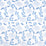 Schumacher Bouquet Toss Afternoon Blue Wallpaper Sample 5013841