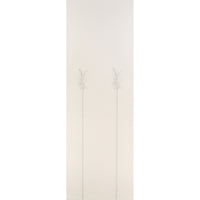 Schumacher Villa Palm Panel White/Ivory Wallpaper 5013881