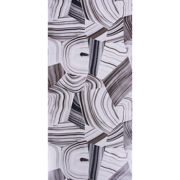 Schumacher Agate Slice Black And White Wallpaper Sample 5013890