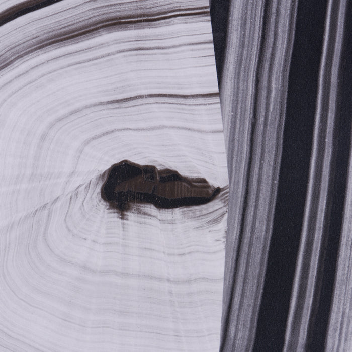 Schumacher Agate Slice Black And White Wallpaper Sample 5013890