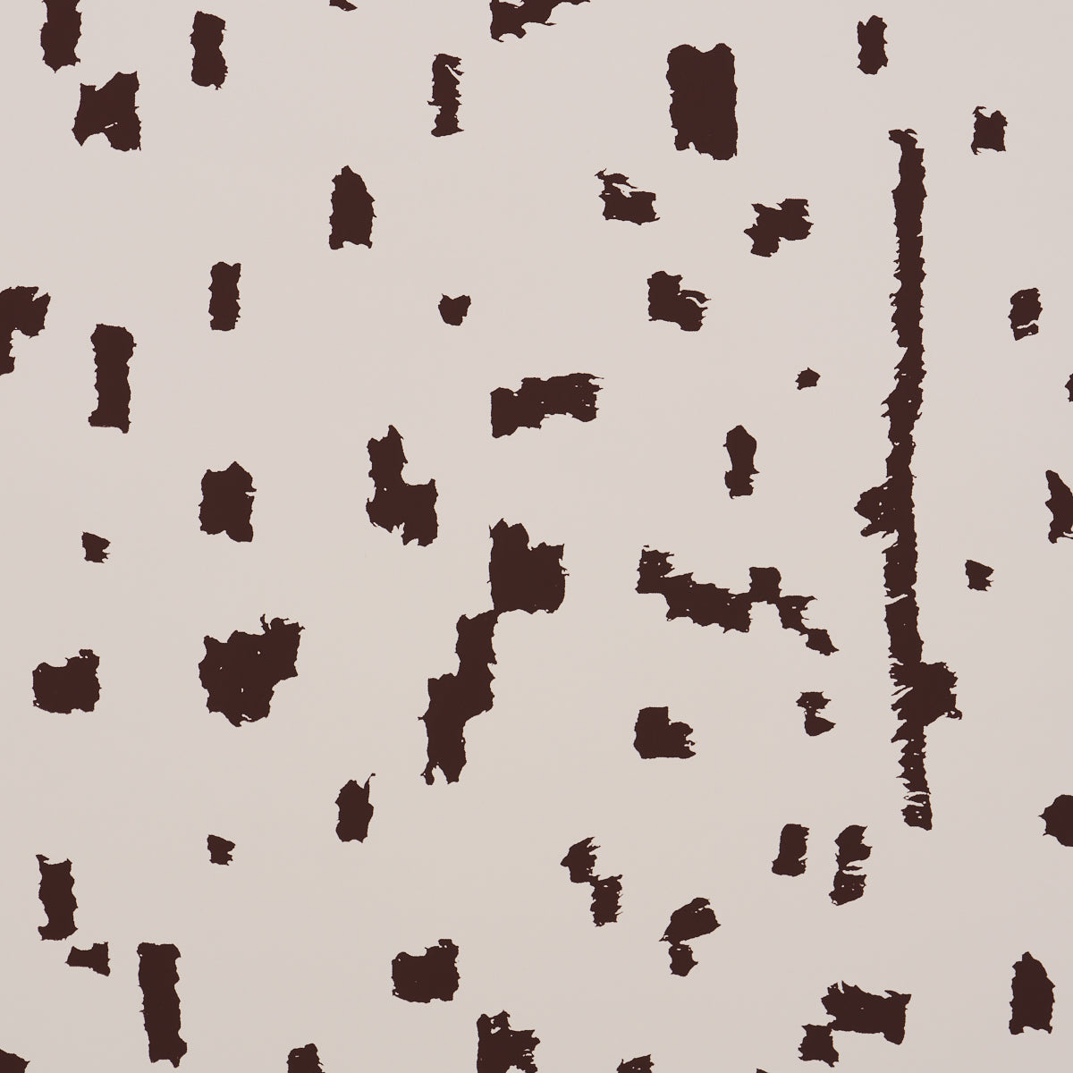 Schumacher Bespotted Brown Wallpaper Sample 5013910