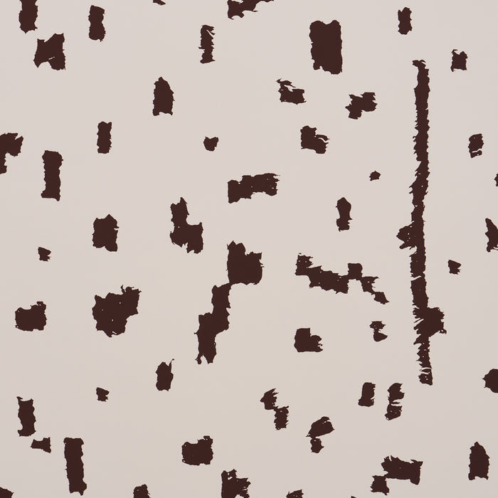 Schumacher Bespotted Brown Wallpaper Sample 5013910