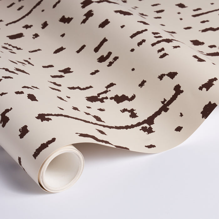 Schumacher Bespotted Brown Wallpaper Sample 5013910