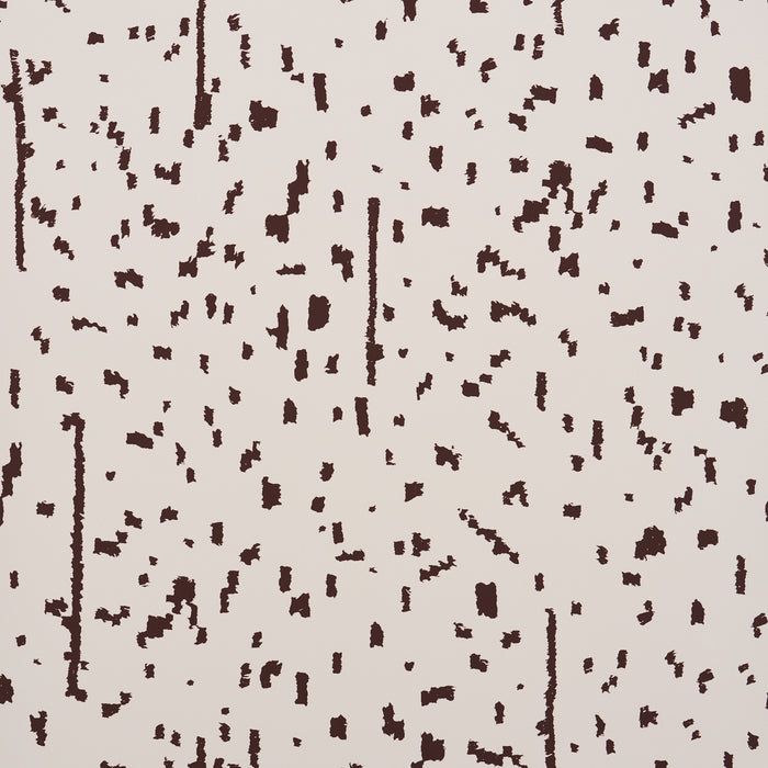 Schumacher Bespotted Brown Wallpaper Sample 5013910