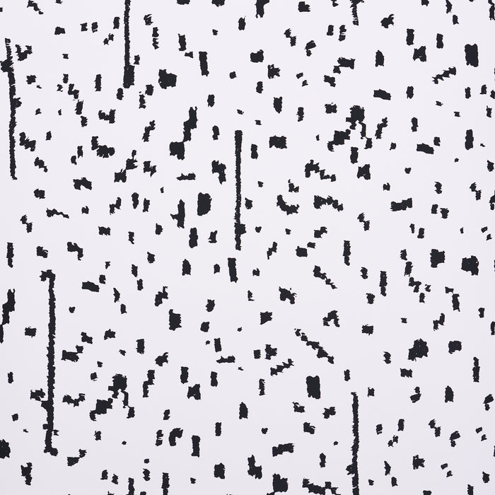 Schumacher Bespotted Black Wallpaper Sample 5013911
