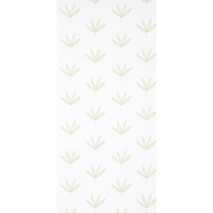 Schumacher Rue Green Wallpaper Sample 5013921