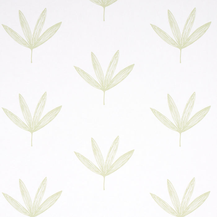 Schumacher Rue Green Wallpaper Sample 5013921