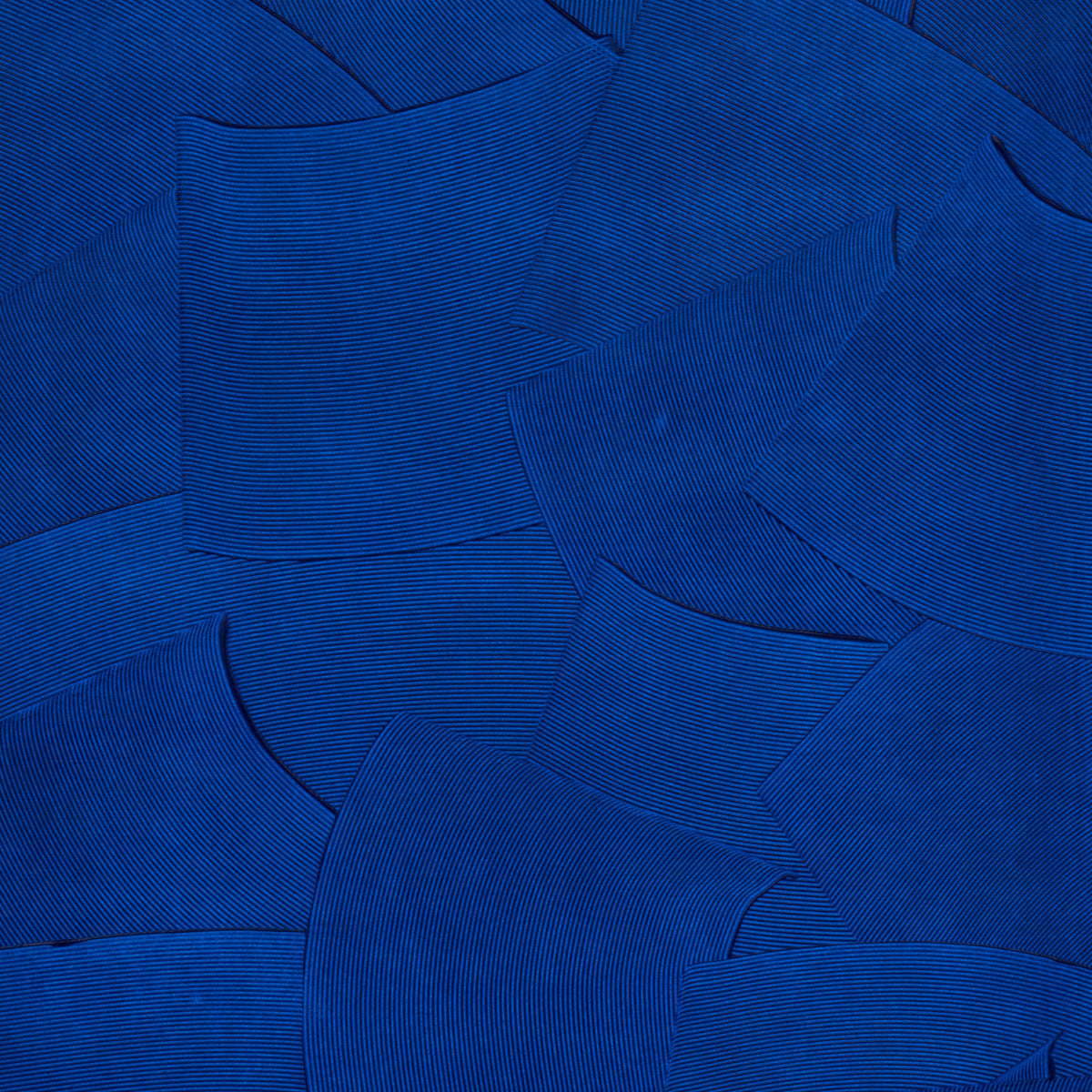 Schumacher Hand Combed Plaster Yves Blue Wallpaper Sample 5013950