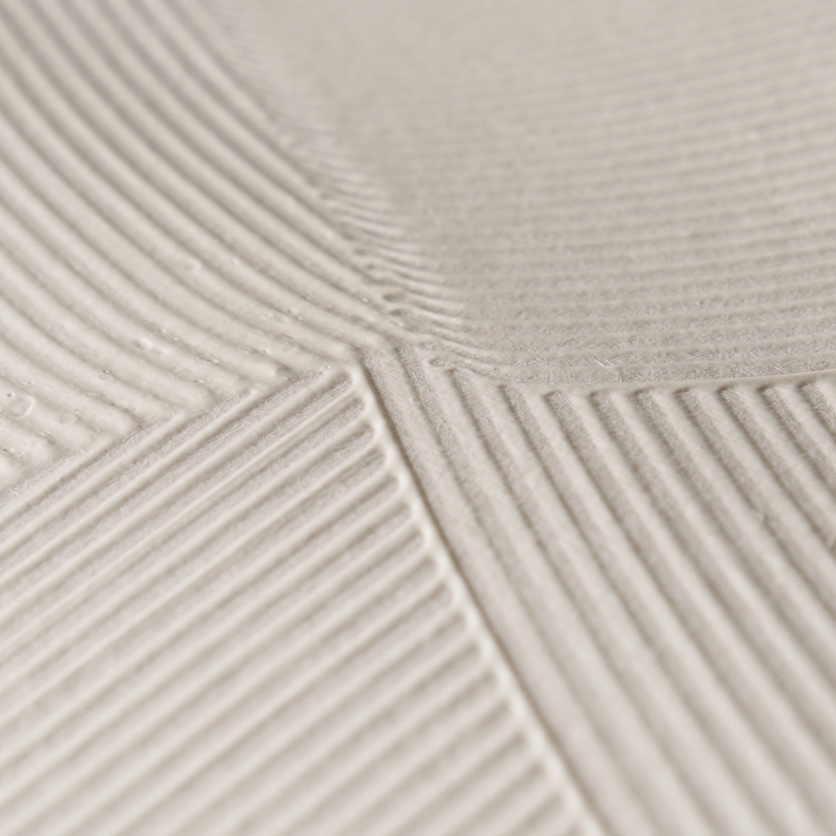 Schumacher Hand Combed Plaster Cement Wallpaper Sample 5013951