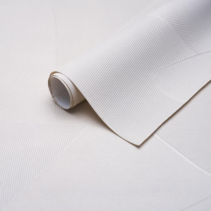 Schumacher Hand Combed Plaster Birch Wallpaper Sample 5013953