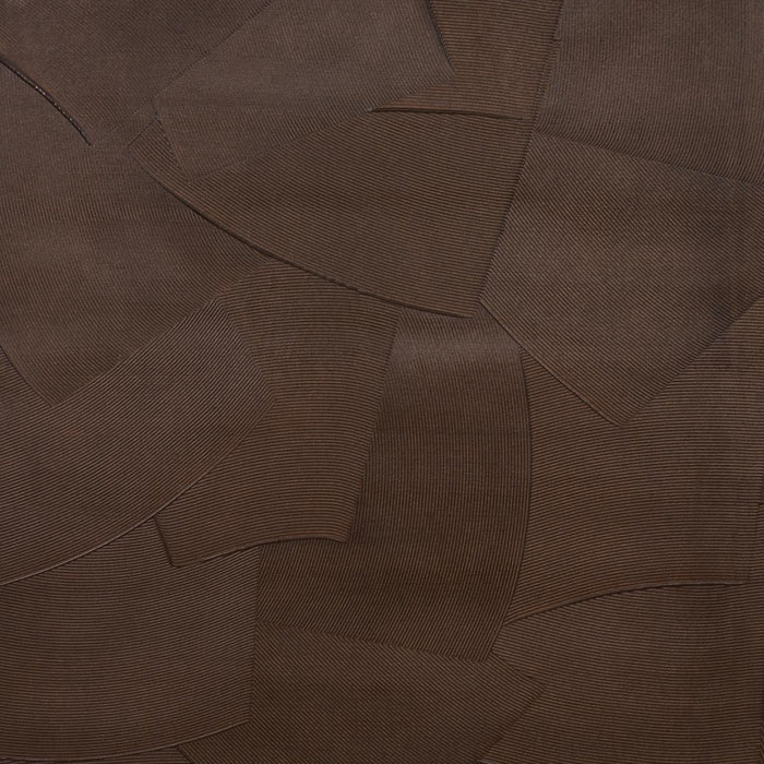 Schumacher Hand Combed Plaster Brown Wallpaper Sample 5013954