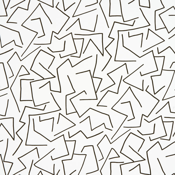 Schumacher Tangent Ivory Wallpaper Sample 5014001