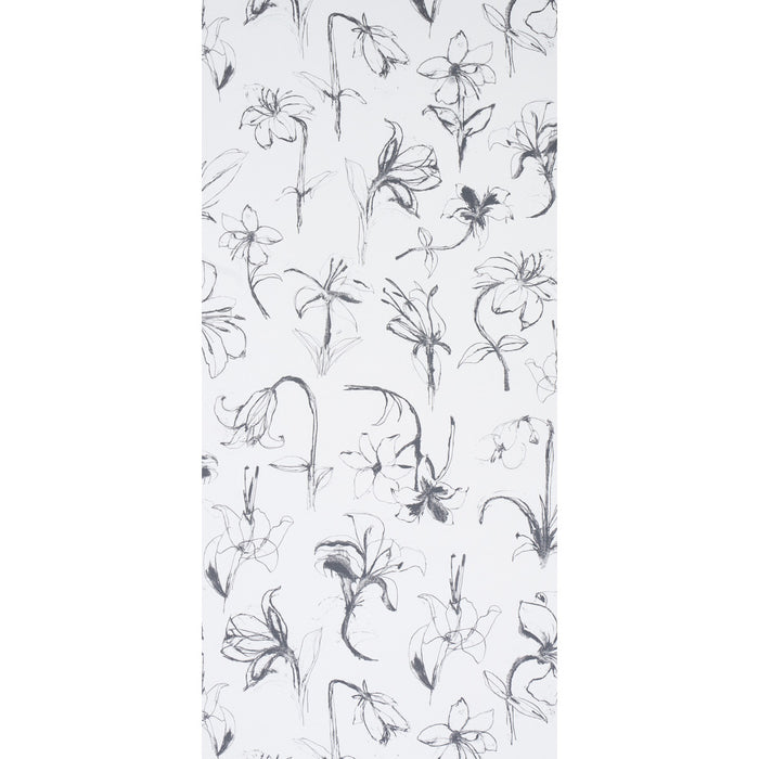 Schumacher Close Your Eyes And Remember Soft Black Wallpaper Sample 5014080