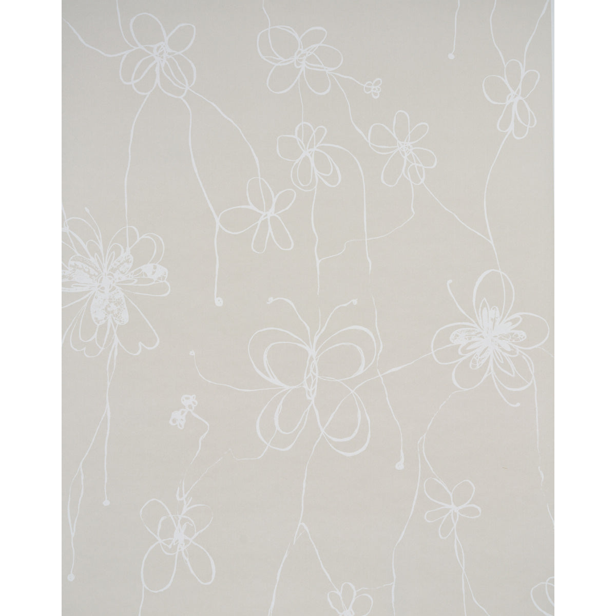 Schumacher Come Back As A Flower Light Neutral Wallpaper Sample 5014092