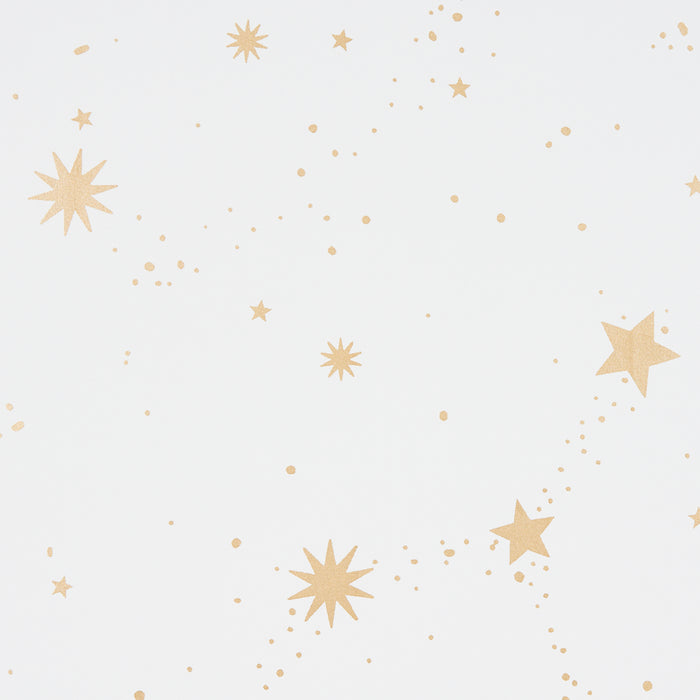 Schumacher Scattered Stars Ivory Wallpaper Sample 5014140